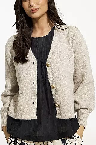  In Front - Jenny Knit Cardigan Nature