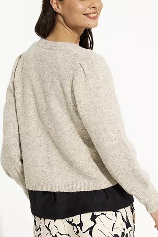  In Front - Jenny Knit Cardigan Nature - 3