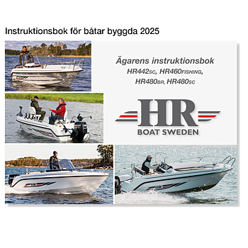 Höga rodd-Instruktionsbok för HR442SC, HR460Fishing, HR480BR, HR480SC.