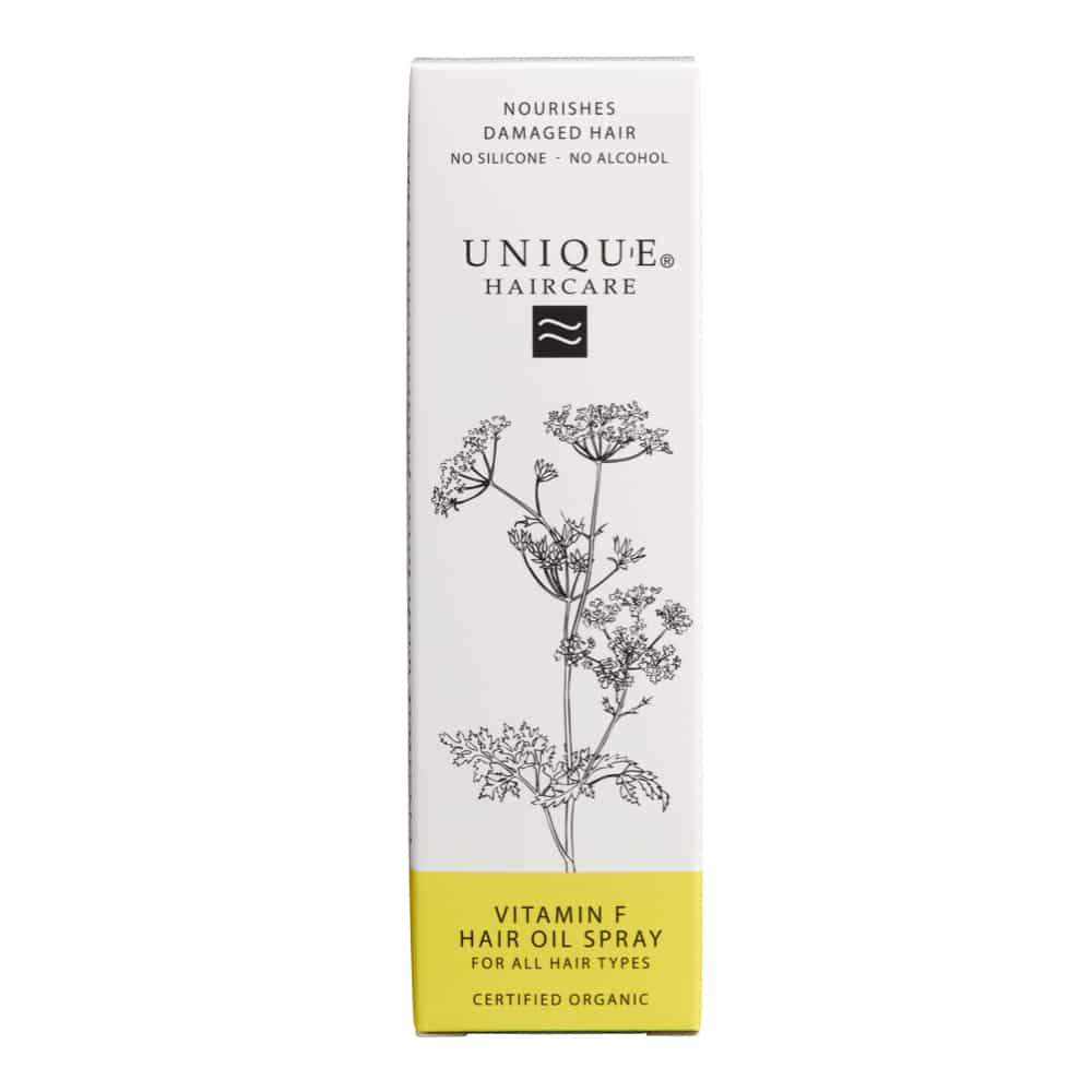 UNIQUE BEAUTY VITAMIN F HAIR OIL SPRAY 30ml | Økologisk hårolje for alle hårtyper - 4