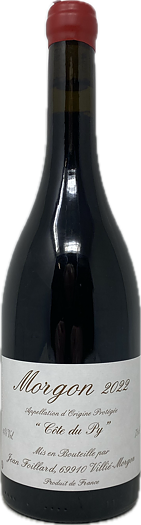 2022 MORGON COTE DE PY FOILLARD, 75 cl