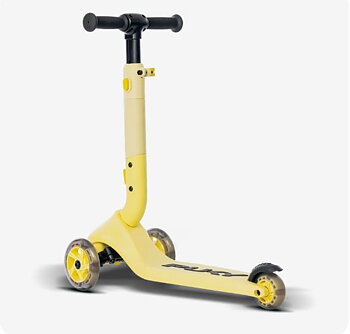 PUKY Push scooter Ananas Gul LED