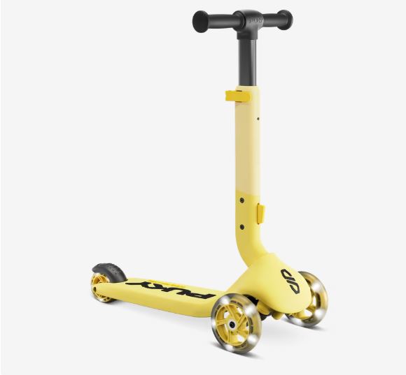 PUKY Push scooter Ananas Gul LED