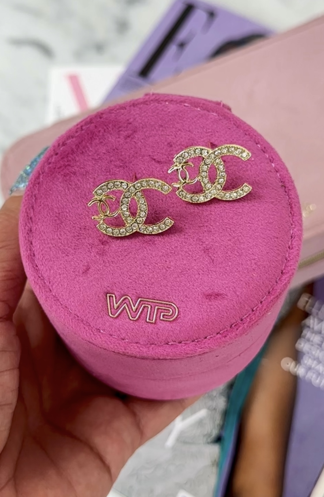 Earrings CC Style x2 Gold