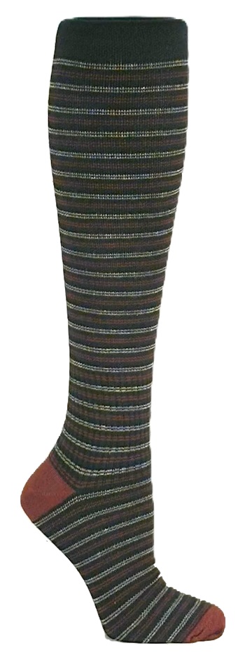 Zent Stödstrumpor Randiga