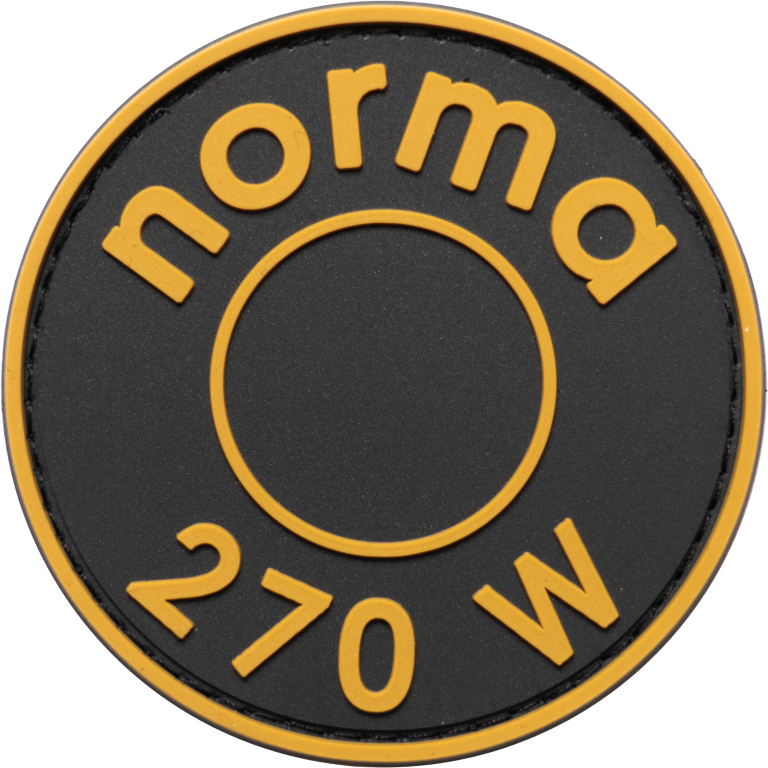 NORMA® 270 W Headstamp Rubber Velcro Patch