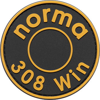 NORMA® 308 Win Headstamp Rubber Velcro Patch