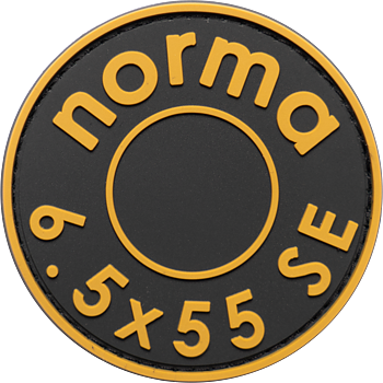 NORMA® 6.5 x 55 SE Headstamp Rubber Velcro Patch