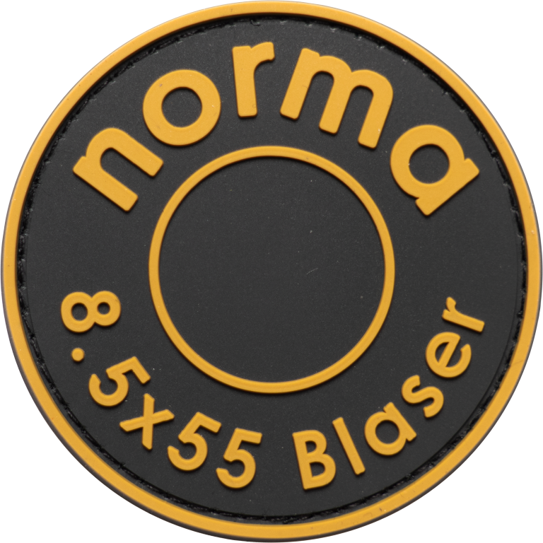 NORMA® 8.5 x 55 Headstamp Rubber Velcro Patch