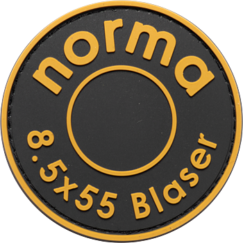NORMA® 8.5 x 55 Headstamp Rubber Velcro Patch