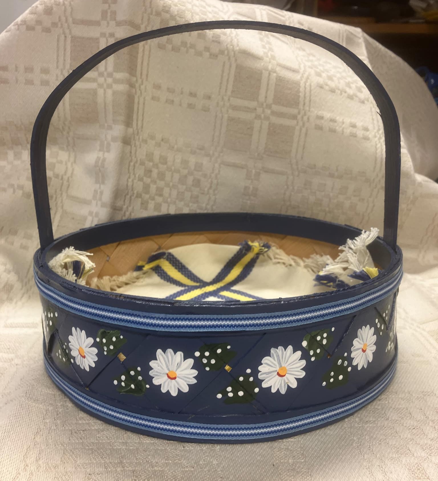 Brödfat Runt  Värendsblå 22cm