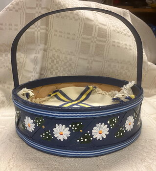 Brödfat Runt  Värendsblå 22cm