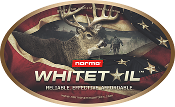 NORMA® WHITETAIL grafiskt klistermärke 13 cm