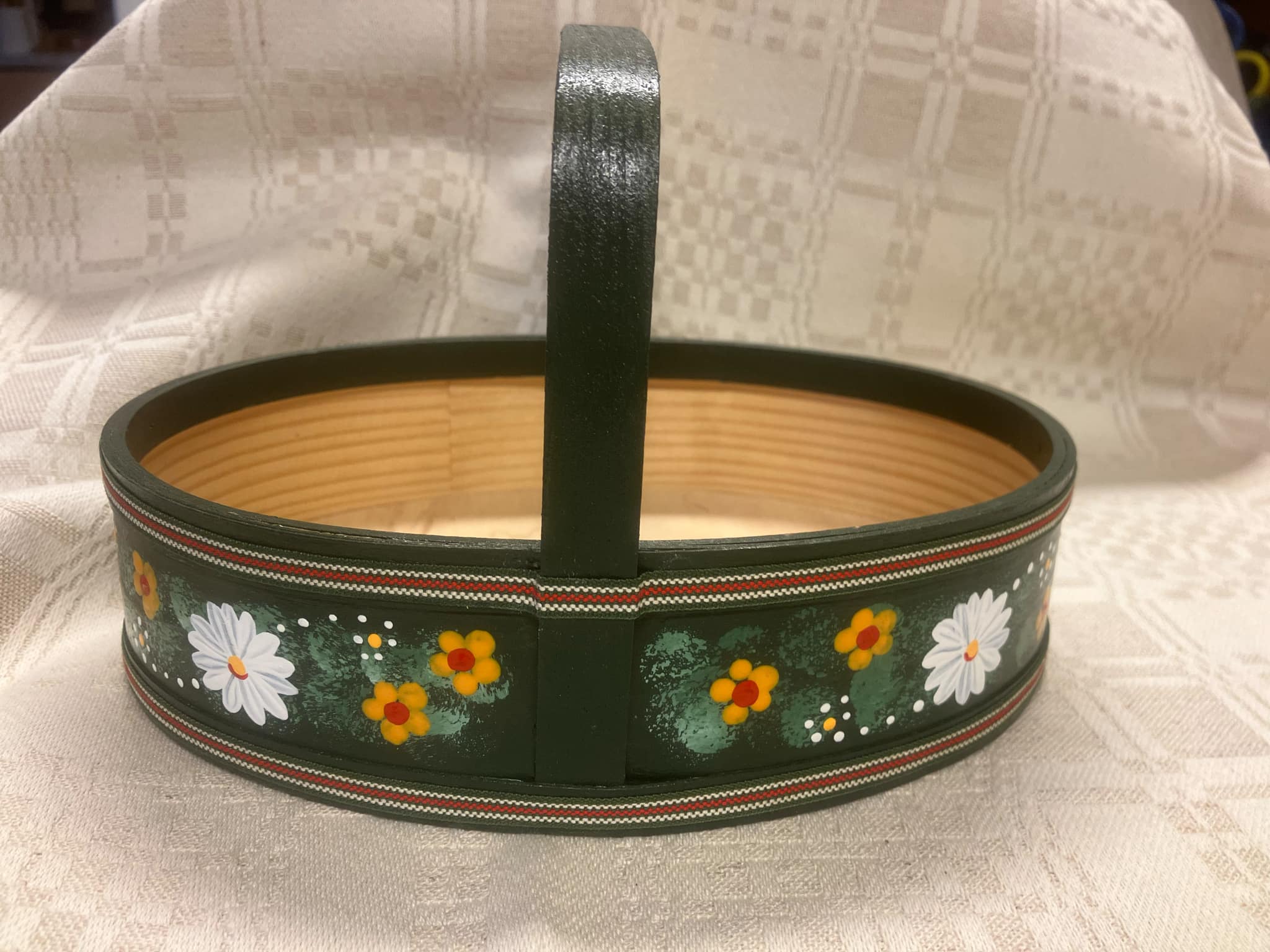 Brödfat Ovalt Mörkgrön 22cm