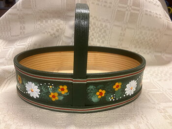 Brödfat Ovalt Mörkgrön 22cm