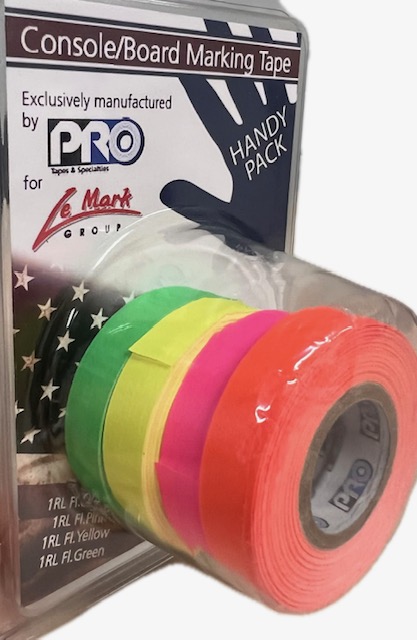 MiniRullar Skrivtejp  Fluorescerande Pro Tape 4Pack