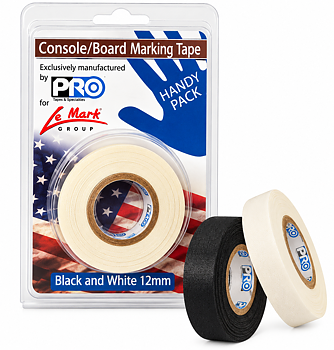MiniRullar Skrivtejp  Svart/Vit  Pro Tape 2Pack