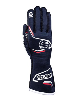 Sparco handske Arrow+ , HTX för bästa greppp  , utvändig söm , Svart Röd