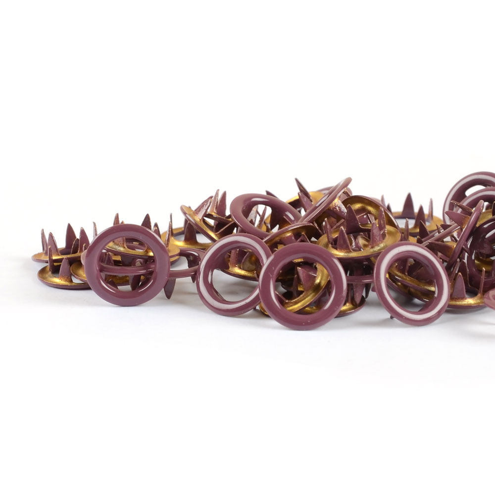 METAL PRONG SNAPS - BEGGPLANT