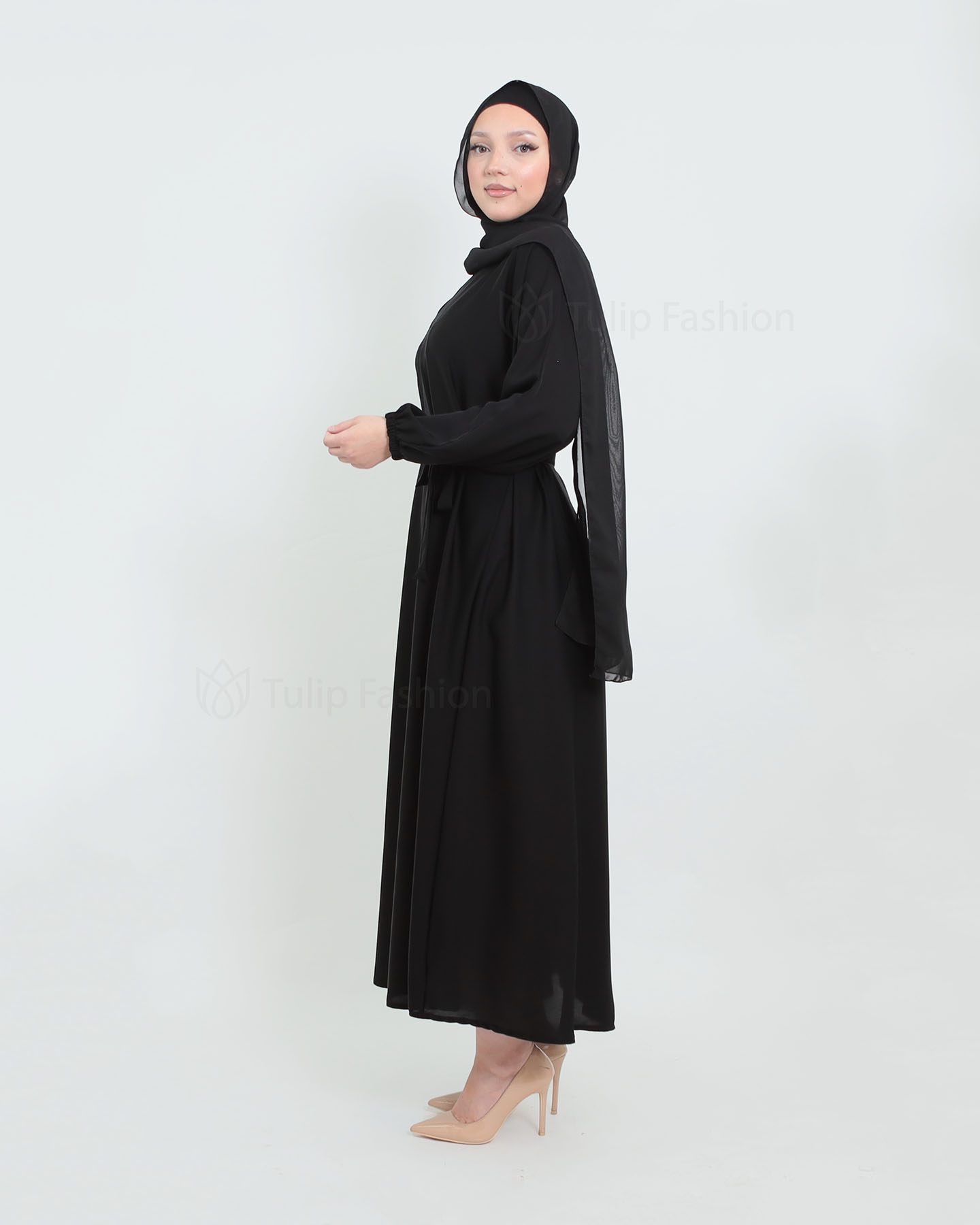 Abaya - Black - 4