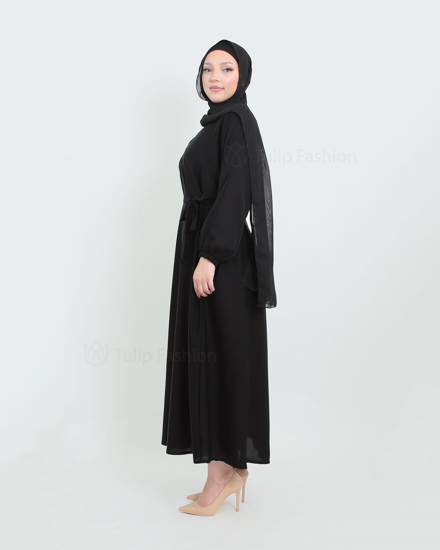 Abaya - Black - 3