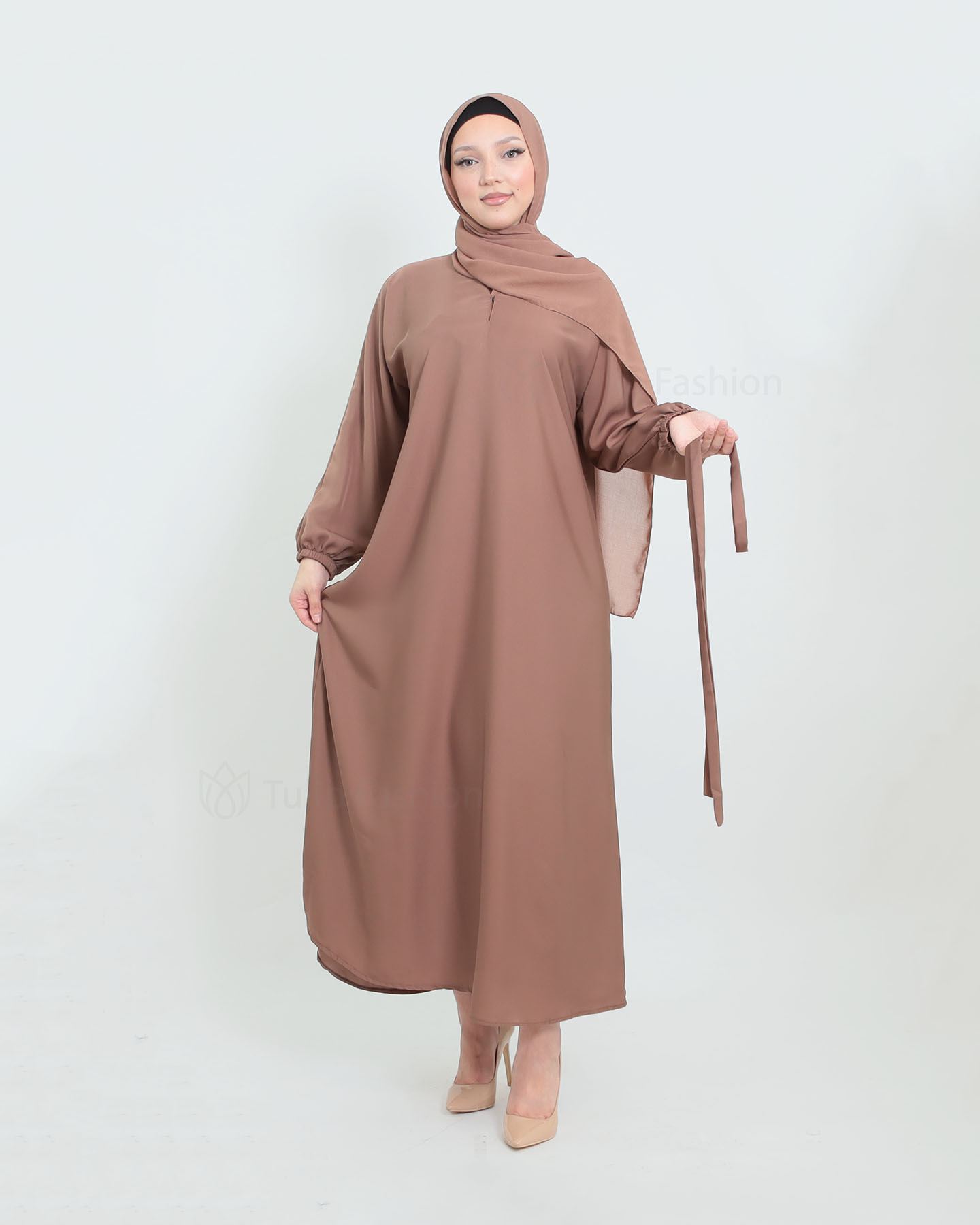 Abaya - Cacao Brown - 4