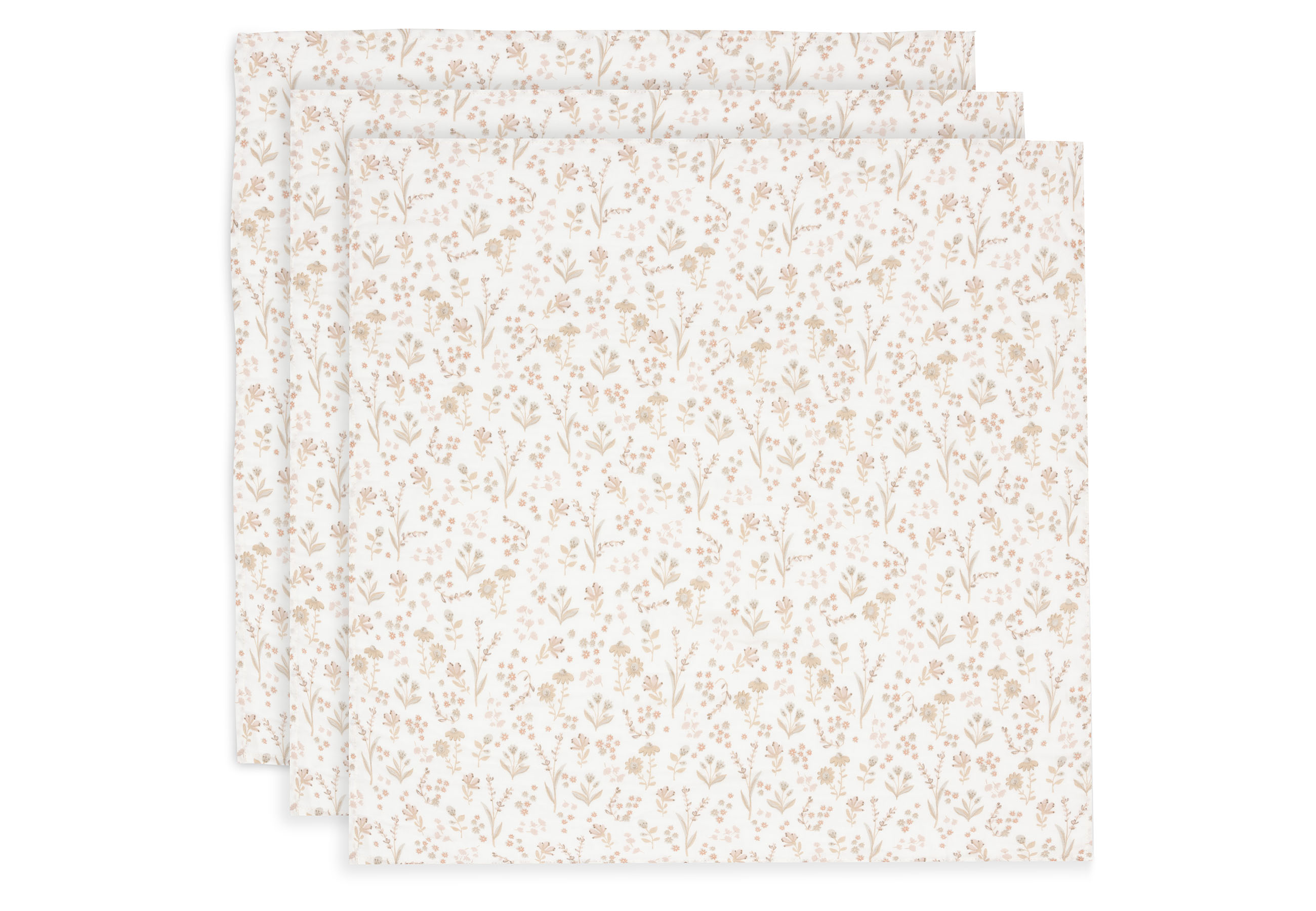 Jollein Muslinfilt 70x70cm Bloomy 3p - 3