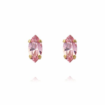 Caroline Svedbom Petite Navette örstickare guld light rose