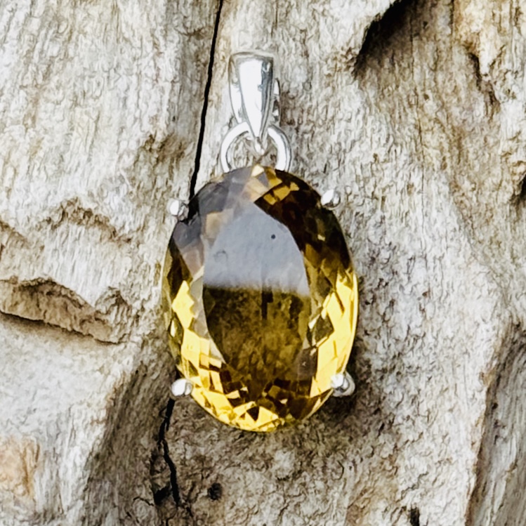 Cognac Kvarts Facett Större