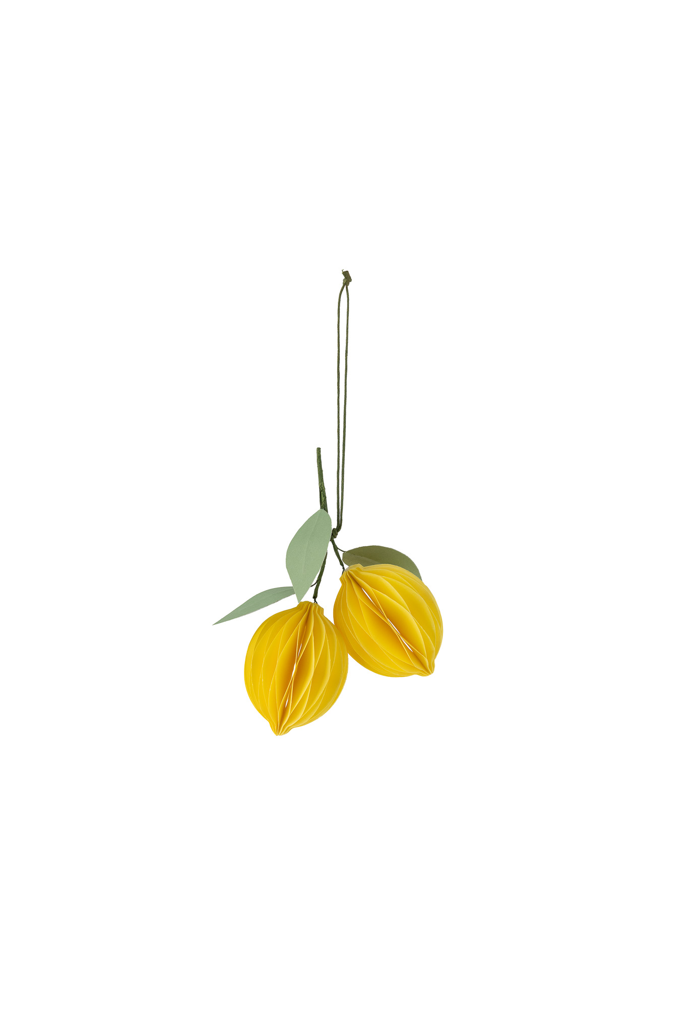 Lush - Lemon - Hanging double decoration - Folded paper - 4