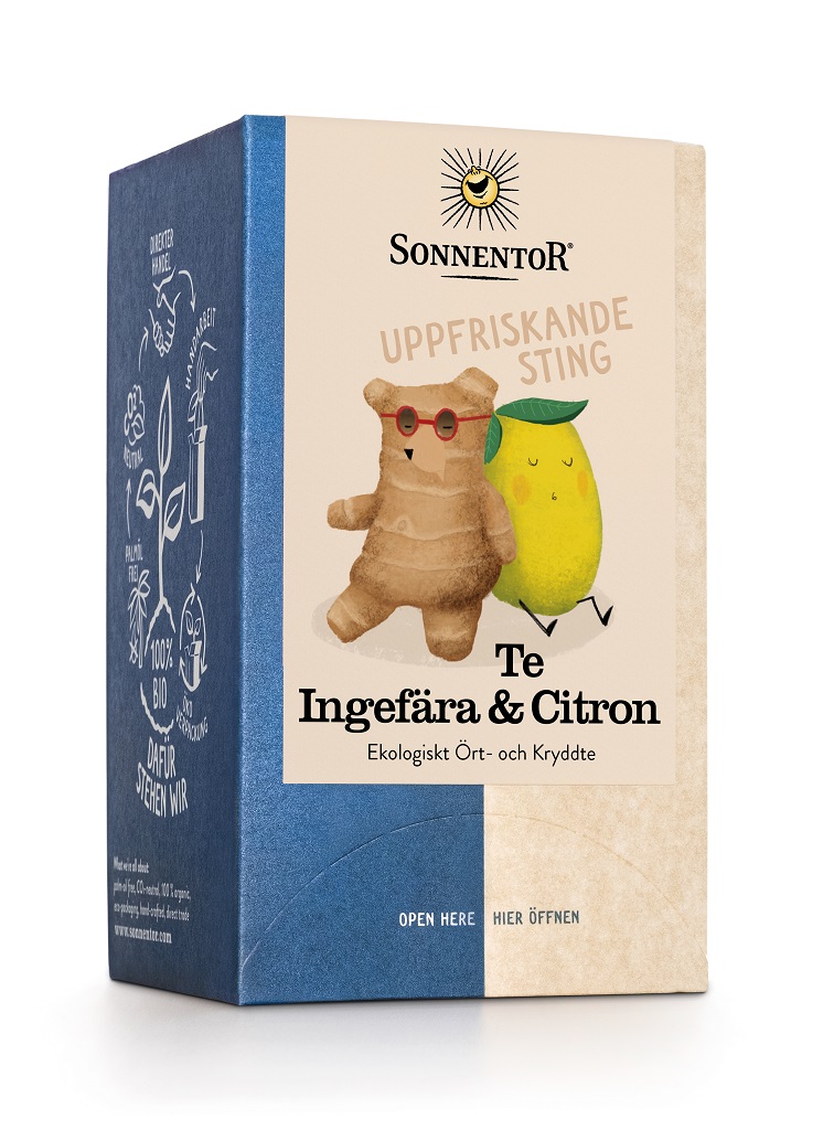 Te Ingefära & Citron 18 st. EKO Sonnentor