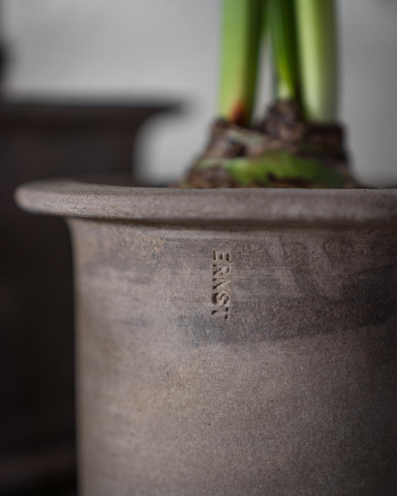 ERNST Pot with saucer - Terracotta 24x17 cm - 6