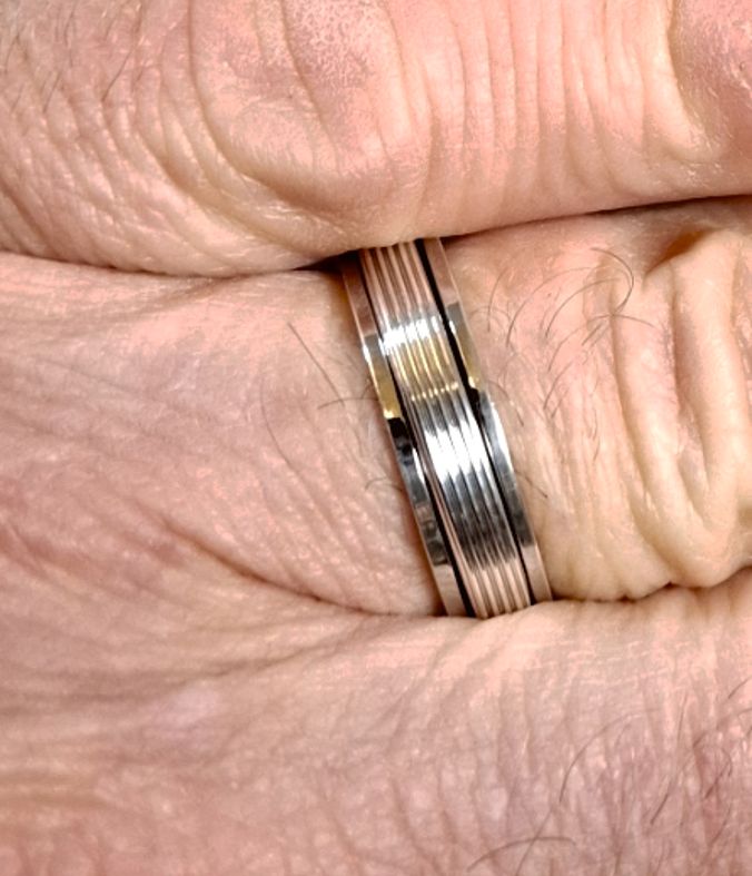 Silverring - Spinner ring - 3