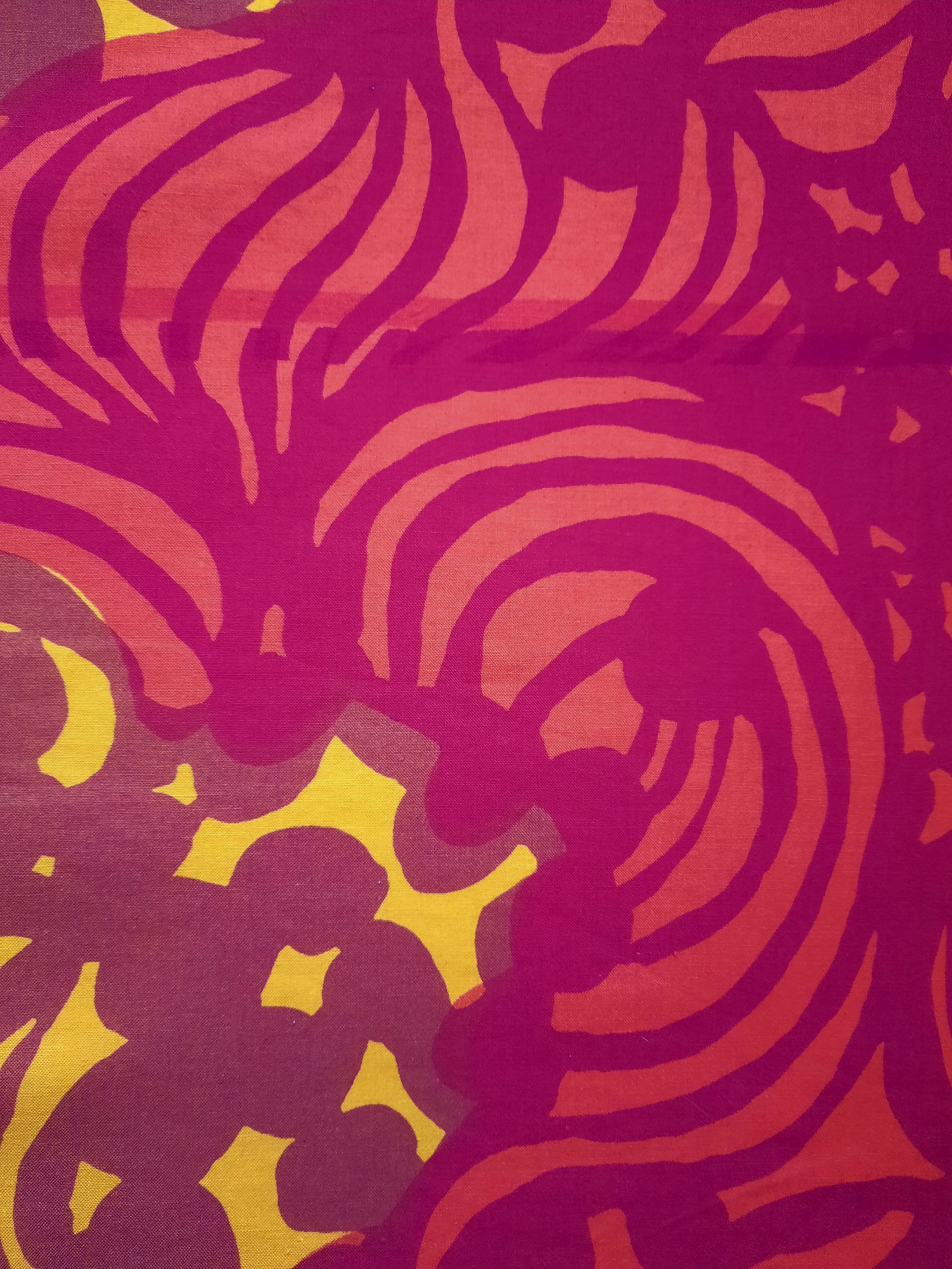 Marimekko 1960-talstyg "Keisarin puutarhassa" stuvbit 88x129 cm, Vintage - 4