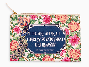 Steel Mill & Co UK : Jane Austen Pride and Prejudice Pencil Pouch - Pennfodral, necessär eller väskreda