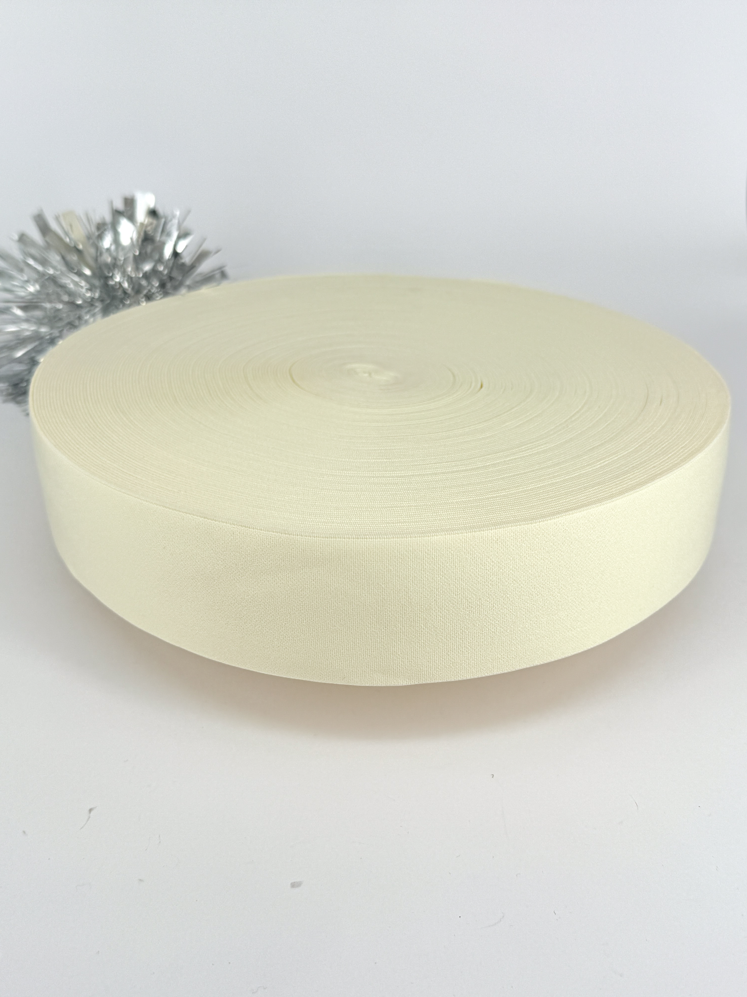 50 mm wide elastic - Ivory