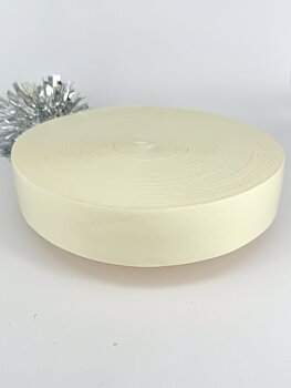 50 mm bred resår- Ivory 