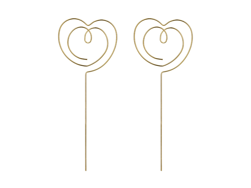 Cake Topper Hjärta Metal