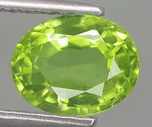 0,96 ct, piedra preciosa suelta de peridoto natural de corte ovalado muy bonita