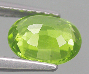 0,96 ct, piedra preciosa suelta de peridoto natural de corte ovalado muy bonita - 2