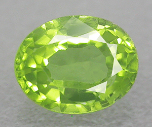 0,96 ct, piedra preciosa suelta de peridoto natural de corte ovalado muy bonita - 3