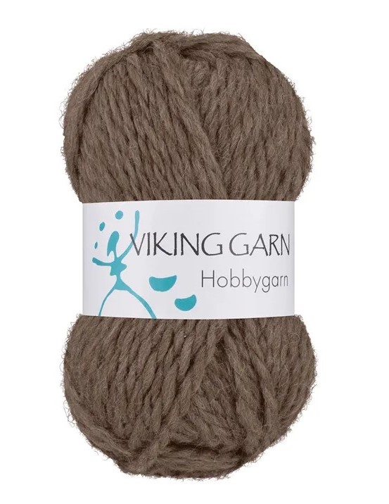 Viking Hobbygarn. Brun 908