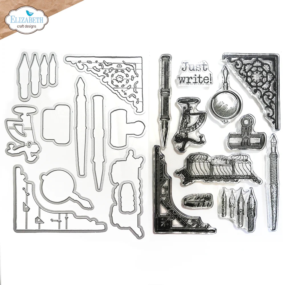 Elizabeth - Just Write Stamp and Die Set