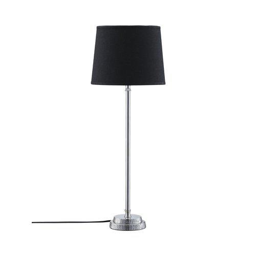 Bordslampa Kent Krom med svart skärm, 59 cm - PR Home