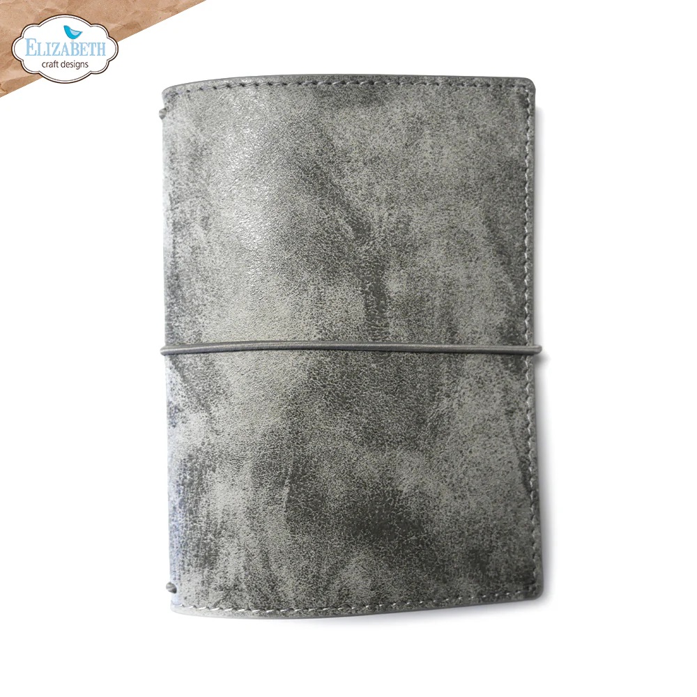 Elizabeth  - Art Journal - Stonewashed Grey Passport