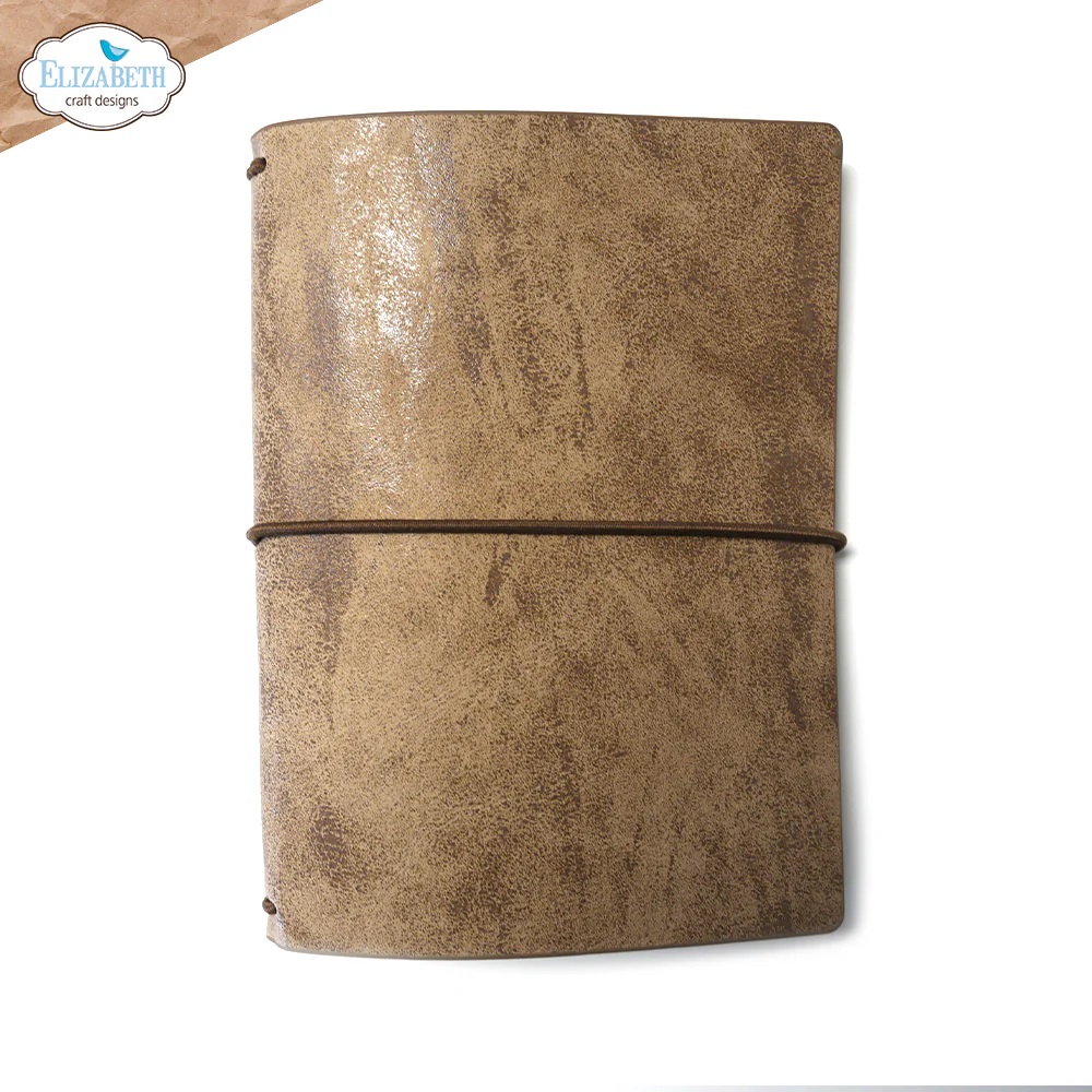 Elizabeth  - Art Journal - Stonewashed Brown Passport