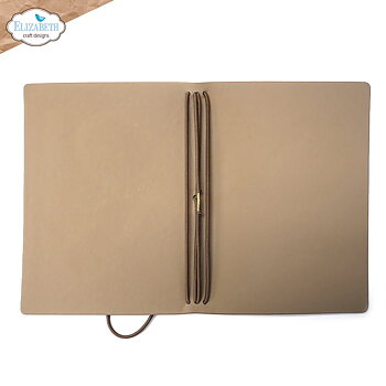 Elizabeth  - Art Journal - Stonewashed Brown Passport