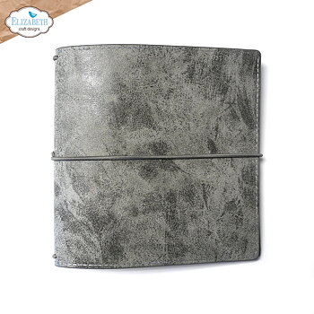 Elizabeth  - Art Journal - Stonewashed Grey Square XL