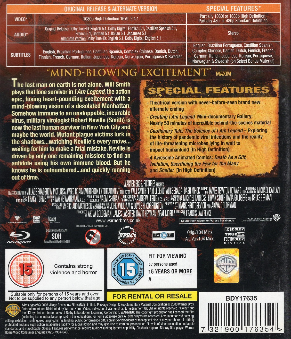 I Am Legend (Blu-ray) - 2