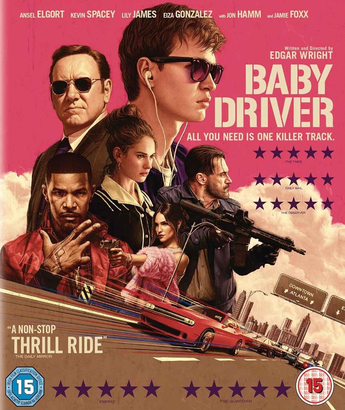 Baby Driver (ej svensk text) (Blu-ray)